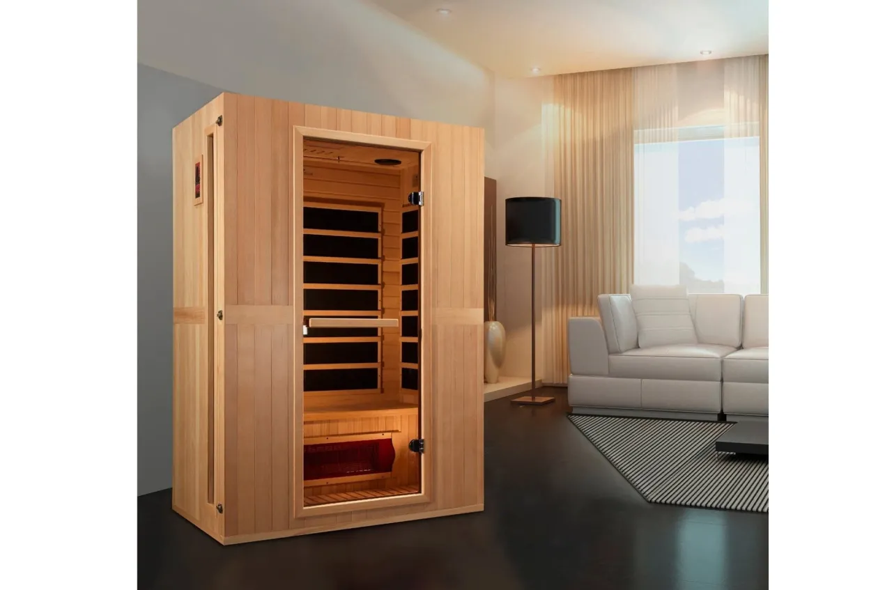 Maxxus "Serenity" 2-Person Low EMF FAR Infrared Sauna (Canadian Hemlock)
