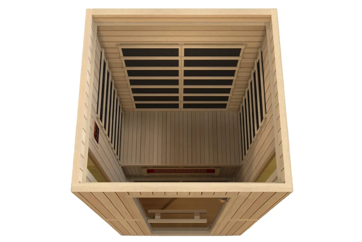 Maxxus "Serenity" 2-Person Low EMF FAR Infrared Sauna (Canadian Hemlock)