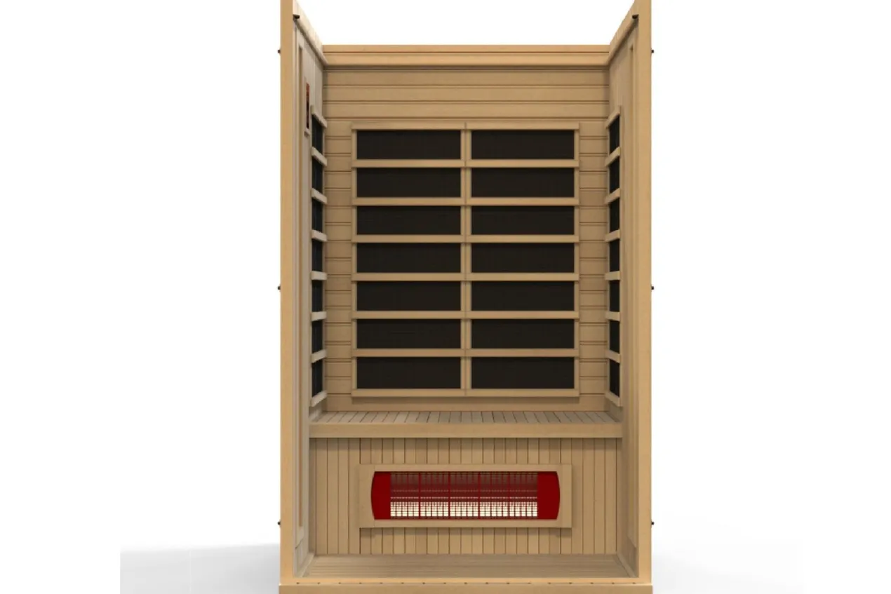 Maxxus "Serenity" 2-Person Low EMF FAR Infrared Sauna (Canadian Hemlock)