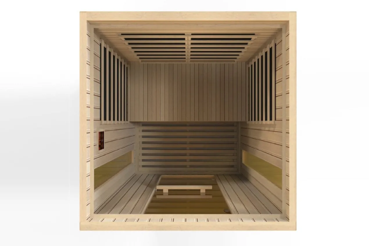 Maxxus "Serenity" 2-Person Low EMF FAR Infrared Sauna (Canadian Hemlock)