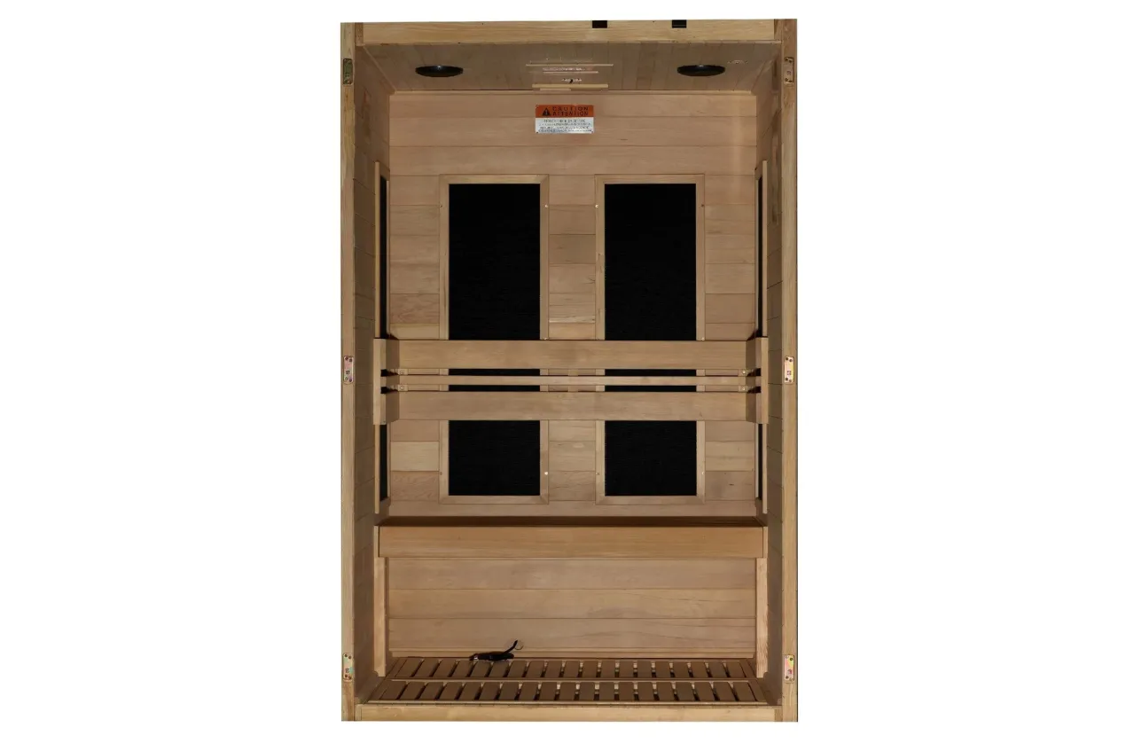 Maxxus S-Line 2-Person Ultra Low EMF FAR Infrared Sauna