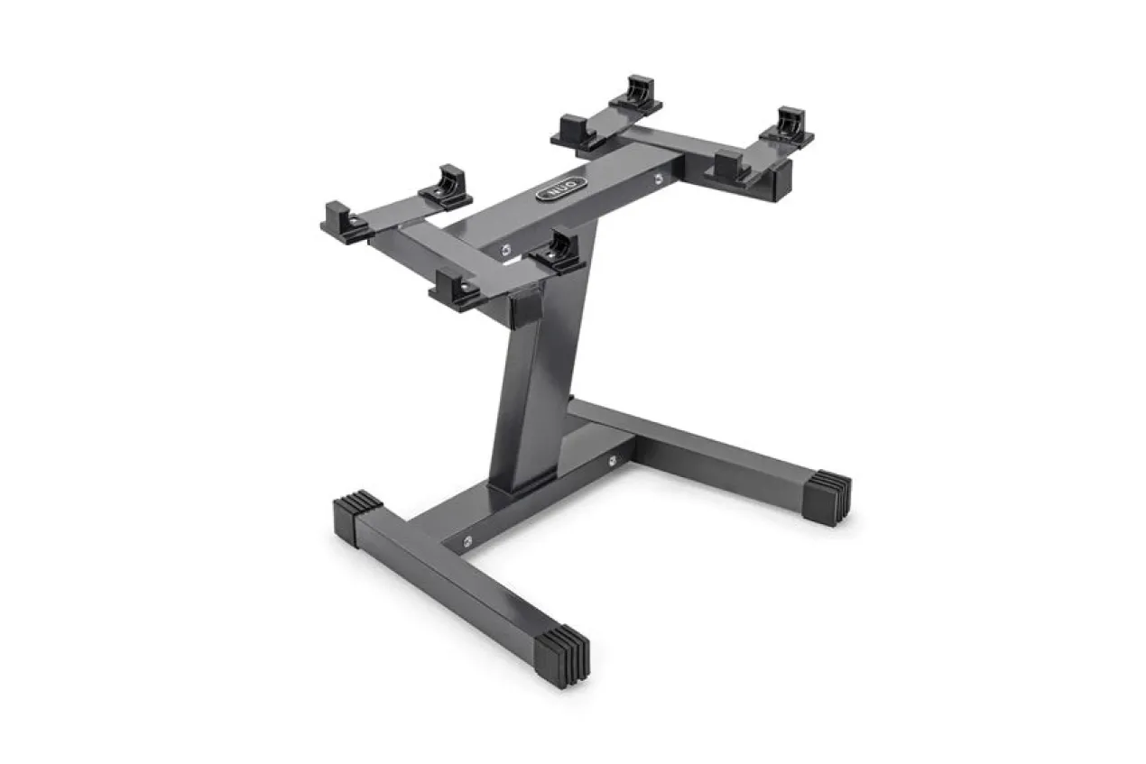 NÜOBELL Adjustable Dumbbell Stand (Steel / Single-Legged)