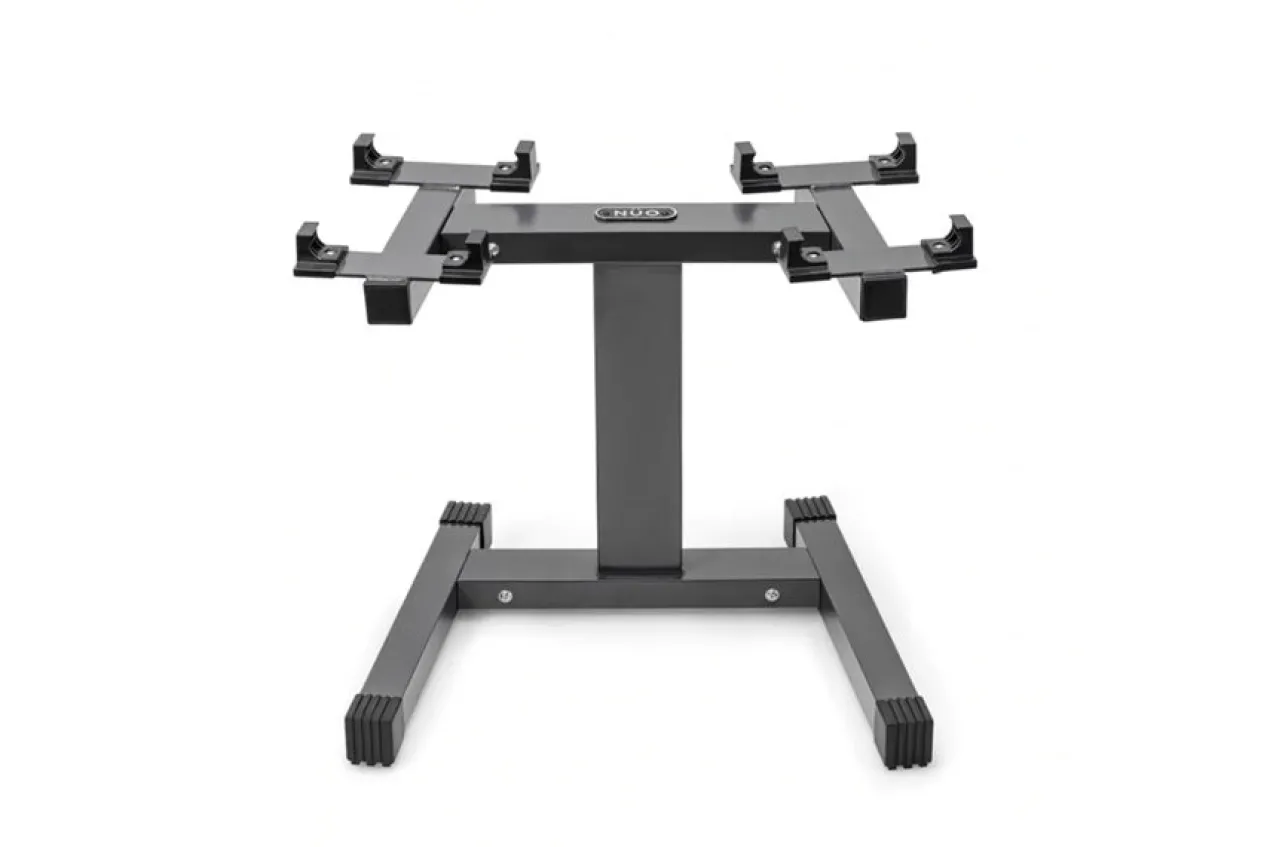 NÜOBELL Adjustable Dumbbell Stand (Steel / Single-Legged)