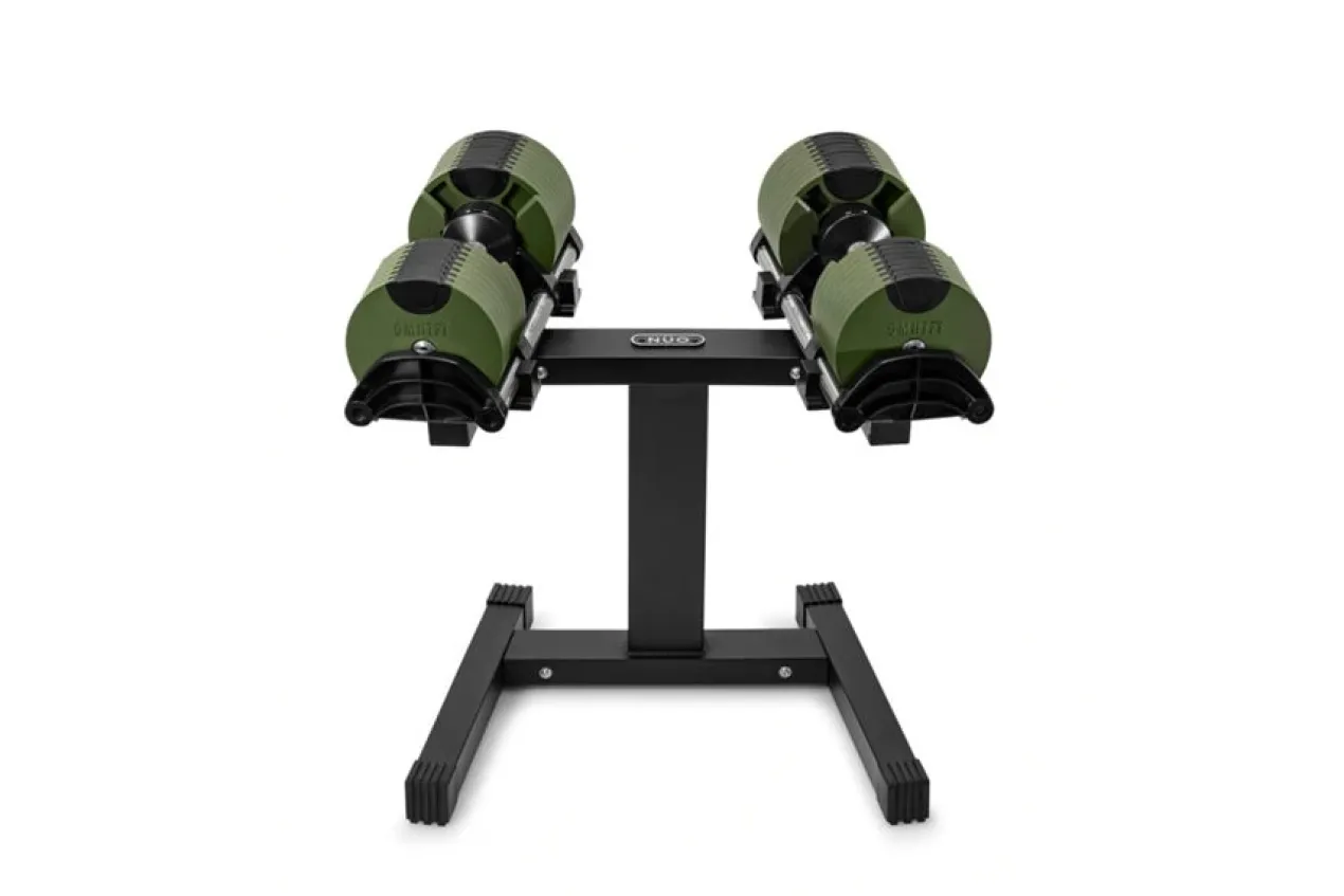 NÜOBELL Adjustable Dumbbell Stand (Steel / Single-Legged)