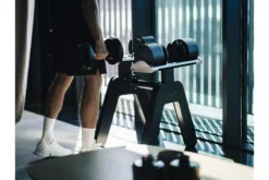 NÜOBELL 100lb Adjustable Dumbbells (Matte Black)