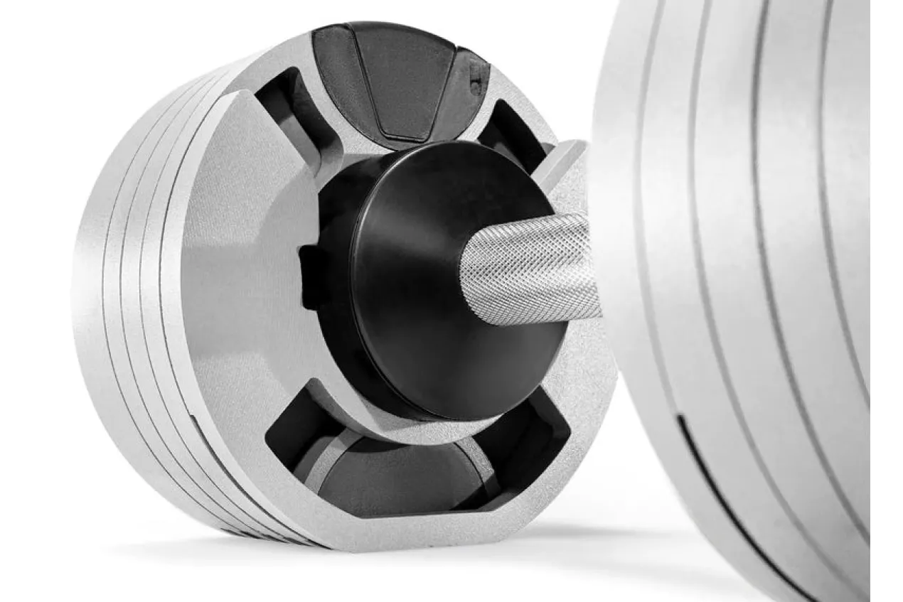 NÜOBELL 50lb Adjustable Dumbbells (Ash)