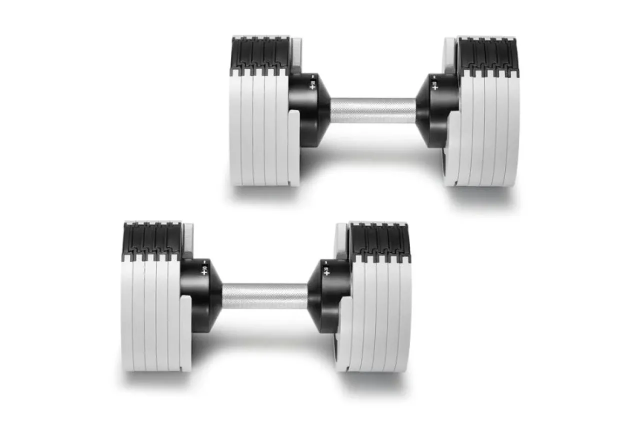 NÜOBELL 50lb Adjustable Dumbbells (Ash)