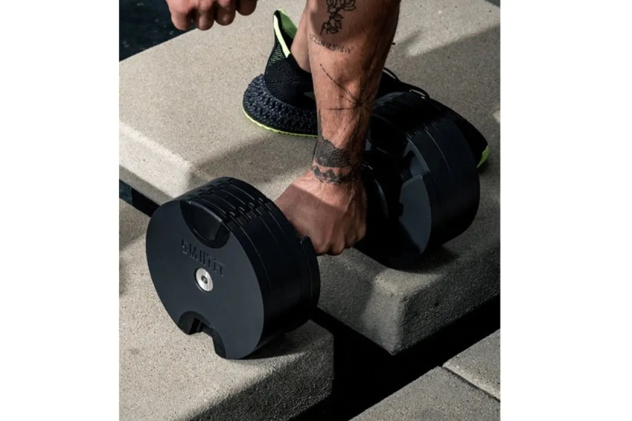 NÜOBELL 50lb Adjustable Dumbbells (Ash)