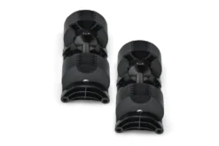 NÜOBELL 50lb Adjustable Dumbbells (Matte Black)