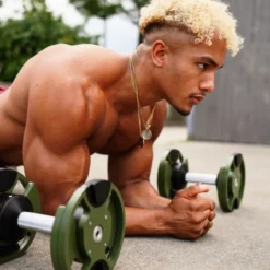 NÜOBELL 50lb Adjustable Dumbbells (Tactical)