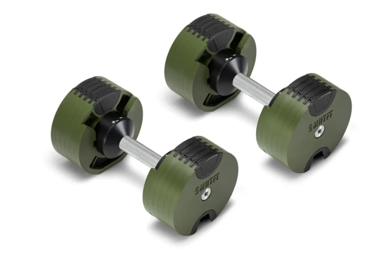 NÜOBELL 50lb Adjustable Dumbbells (Tactical)