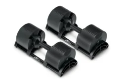NÜOBELL 80lb Adjustable Dumbbells (Matte Black)