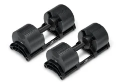 NÜOBELL 80lb Adjustable Dumbbells (Matte Black)