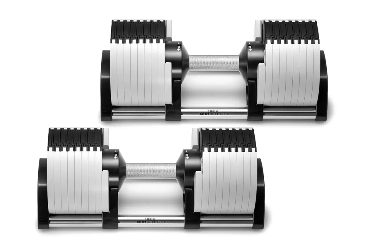 NÜOBELL 80lb Adjustable Dumbbells (Ash)