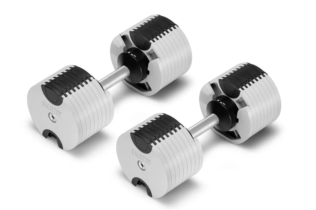 NÜOBELL 80lb Adjustable Dumbbells (Ash)