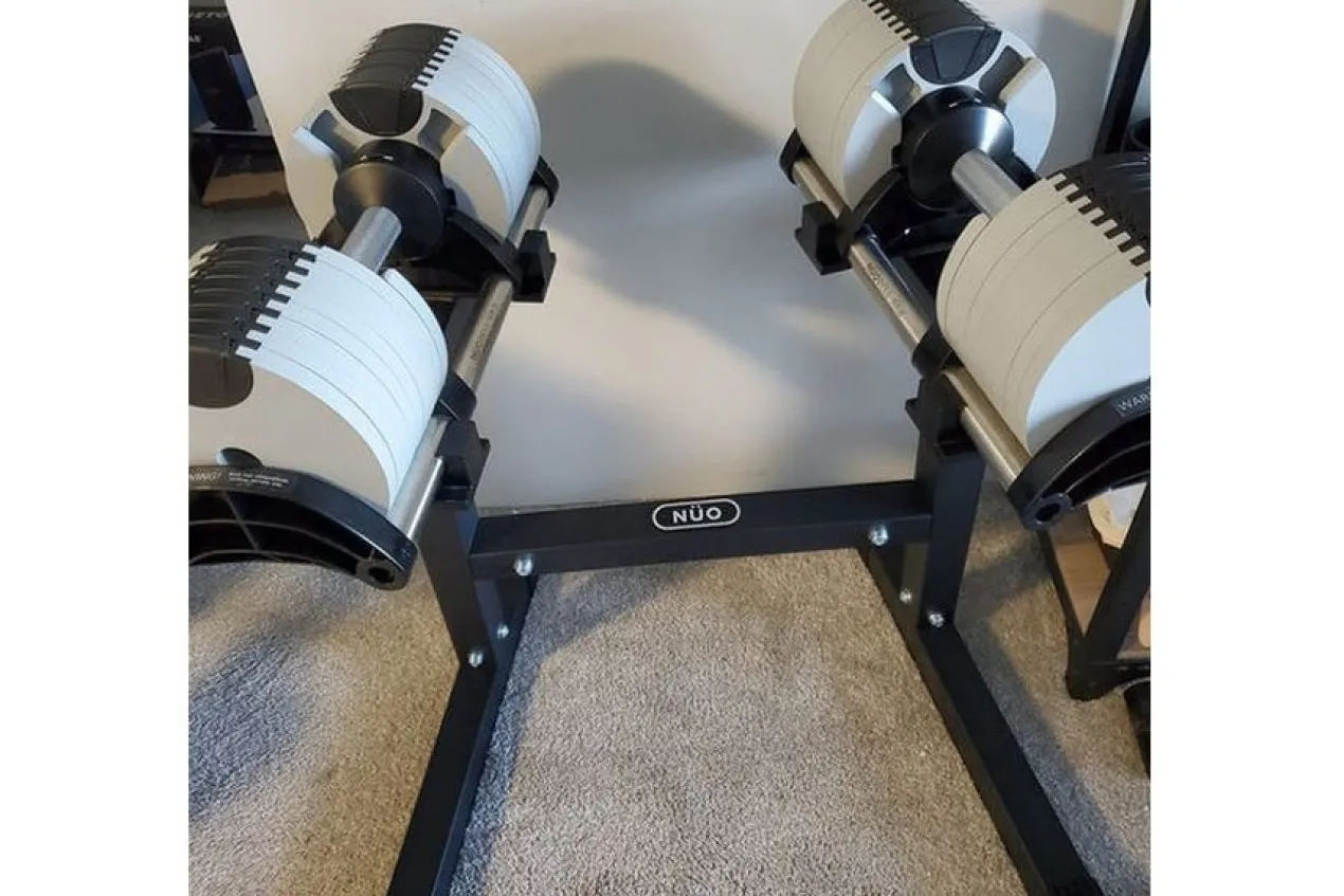 NÜOBELL 80lb Adjustable Dumbbells (Ash)