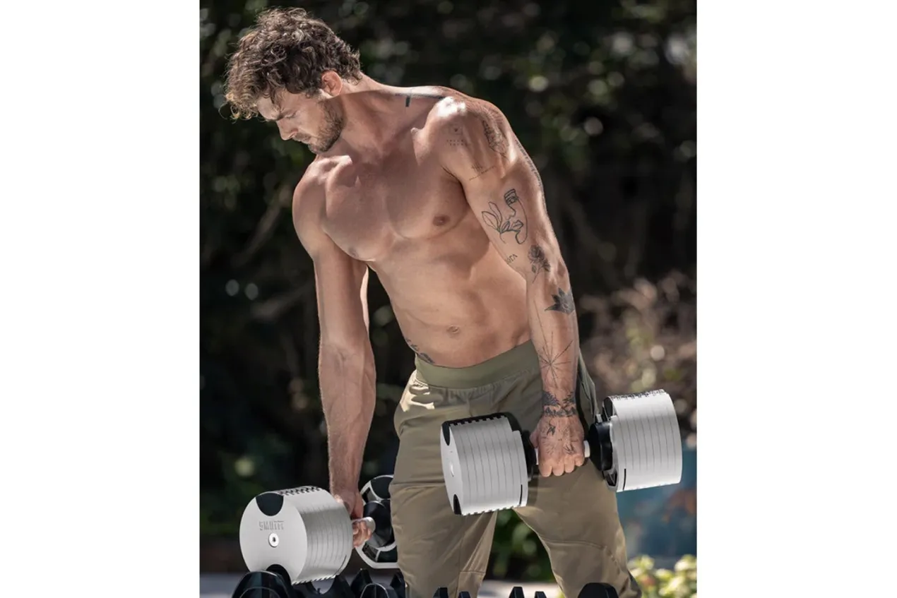 NÜOBELL 80lb Adjustable Dumbbells (Ash)