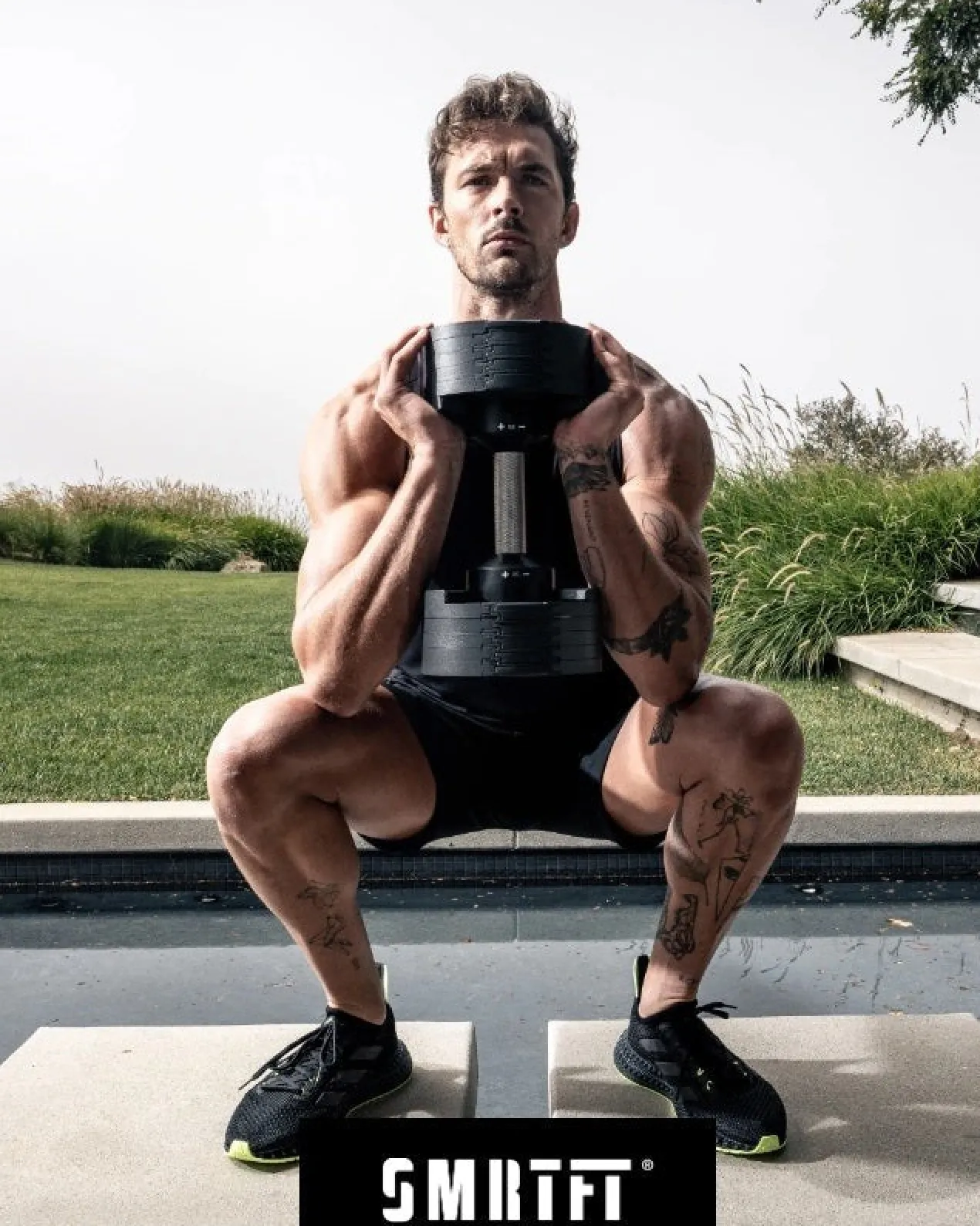 NÜOBELL 80lb Adjustable Dumbbells