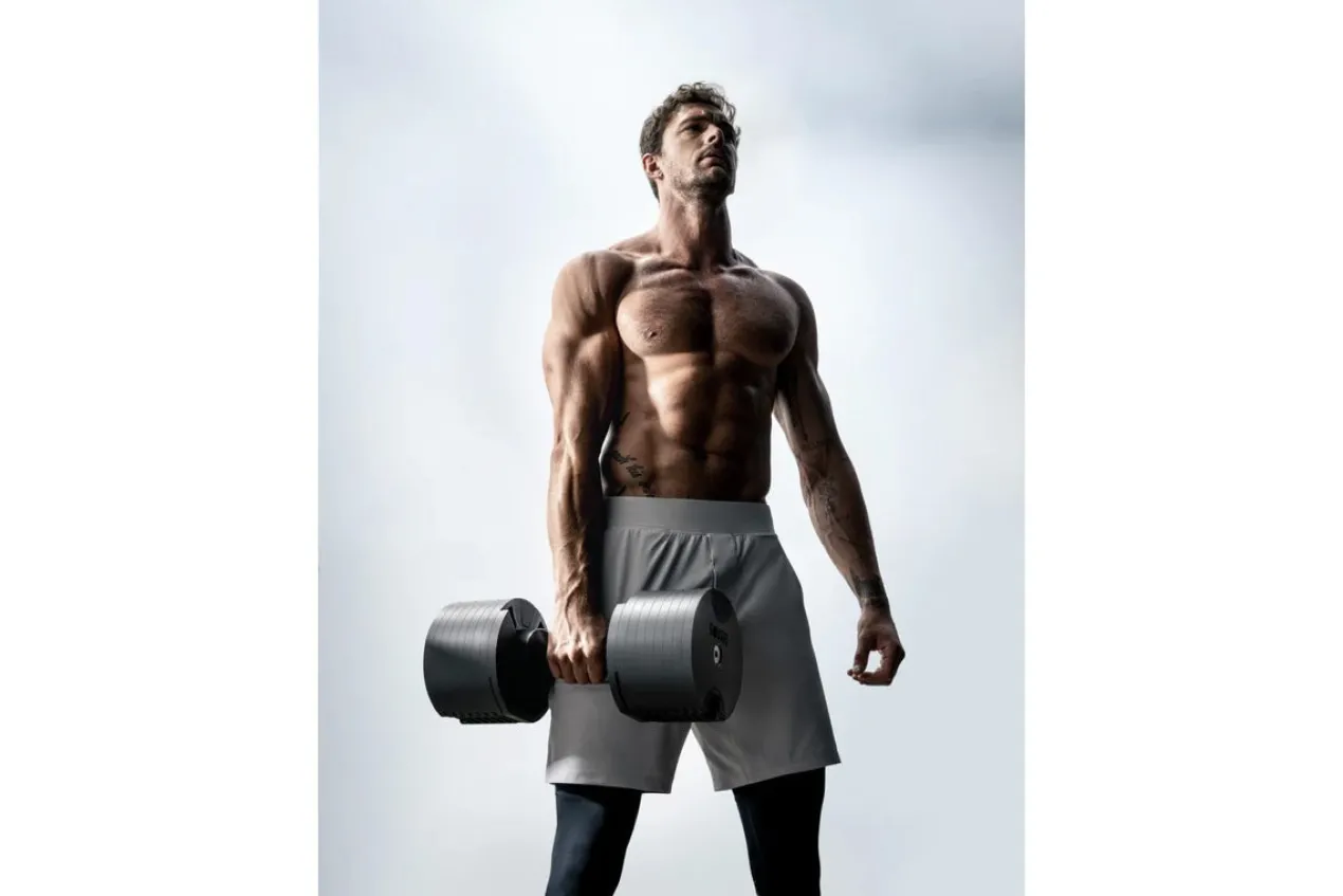 NÜOBELL 80lb Adjustable Dumbbells