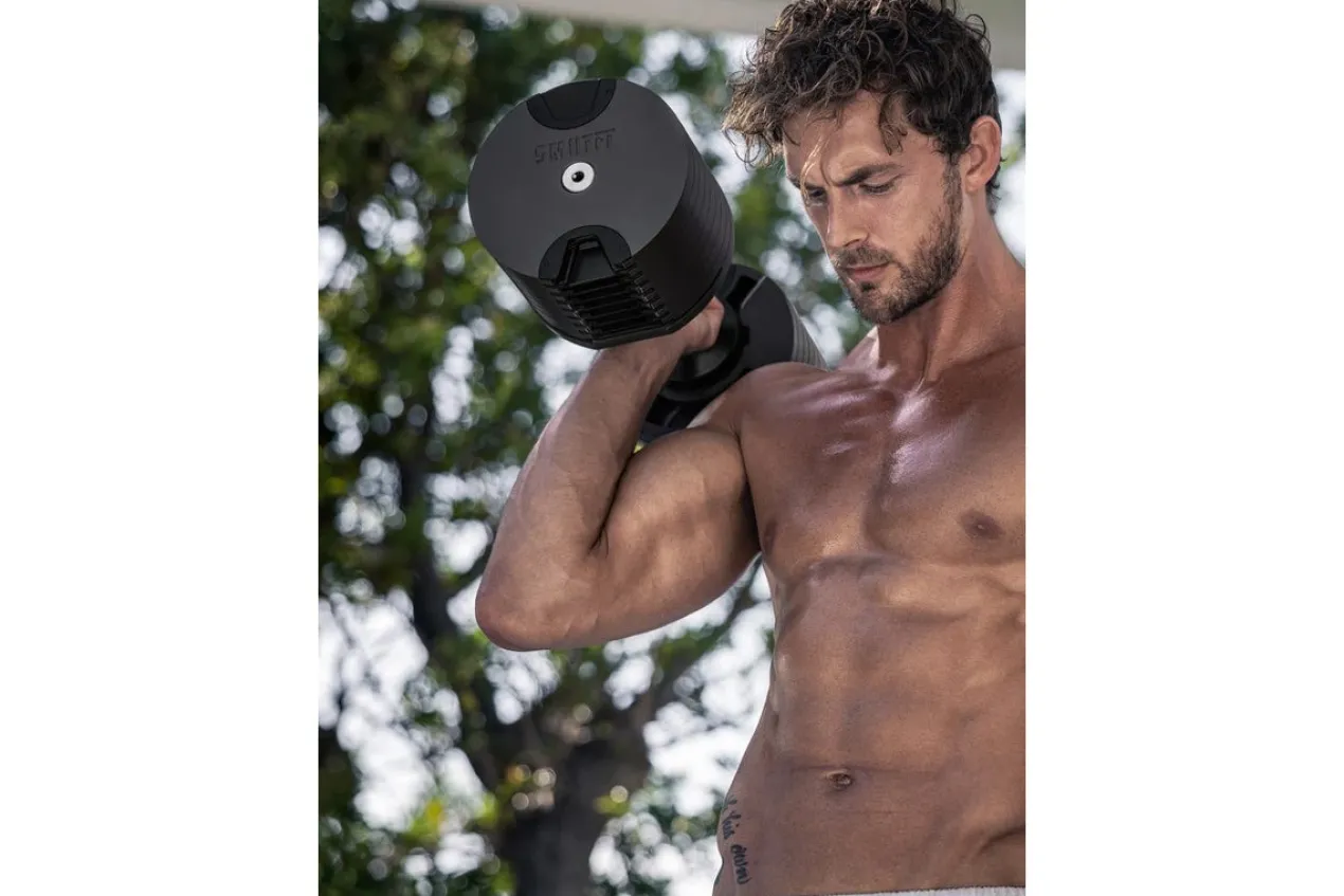 NÜOBELL 80lb Adjustable Dumbbells