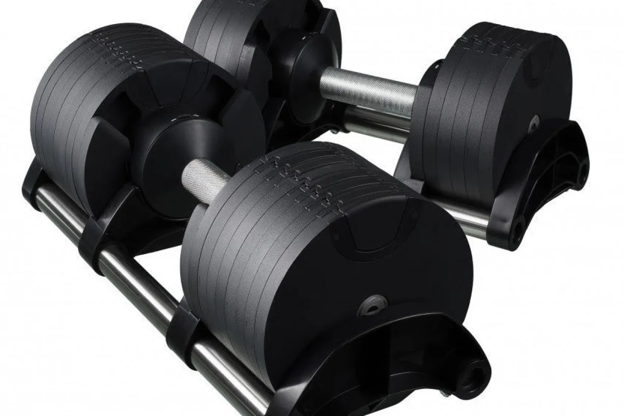 NÜOBELL 80lb Adjustable Dumbbells