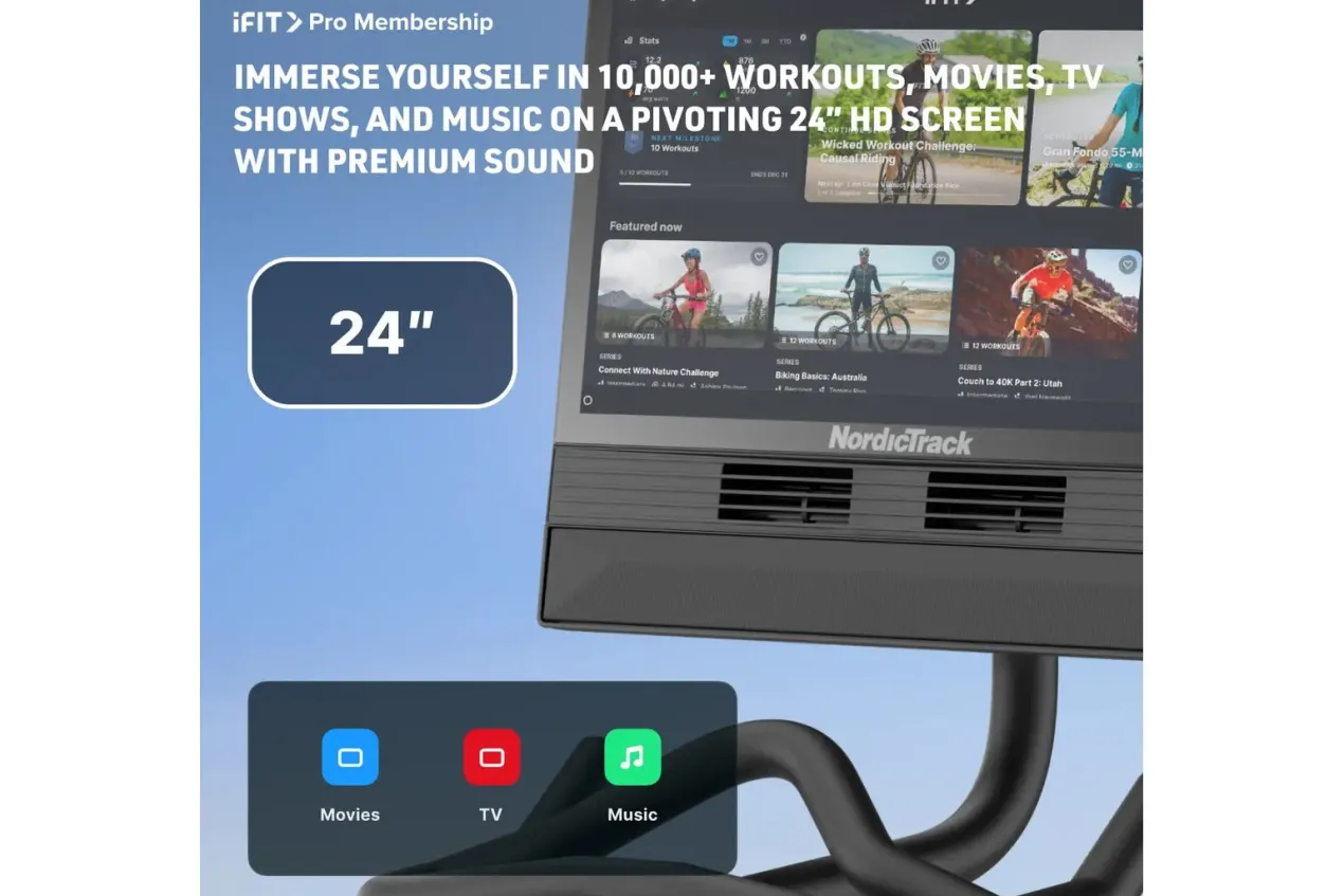 NordicTrack S24 Studio Bike (🧨JULY 4th SALE)