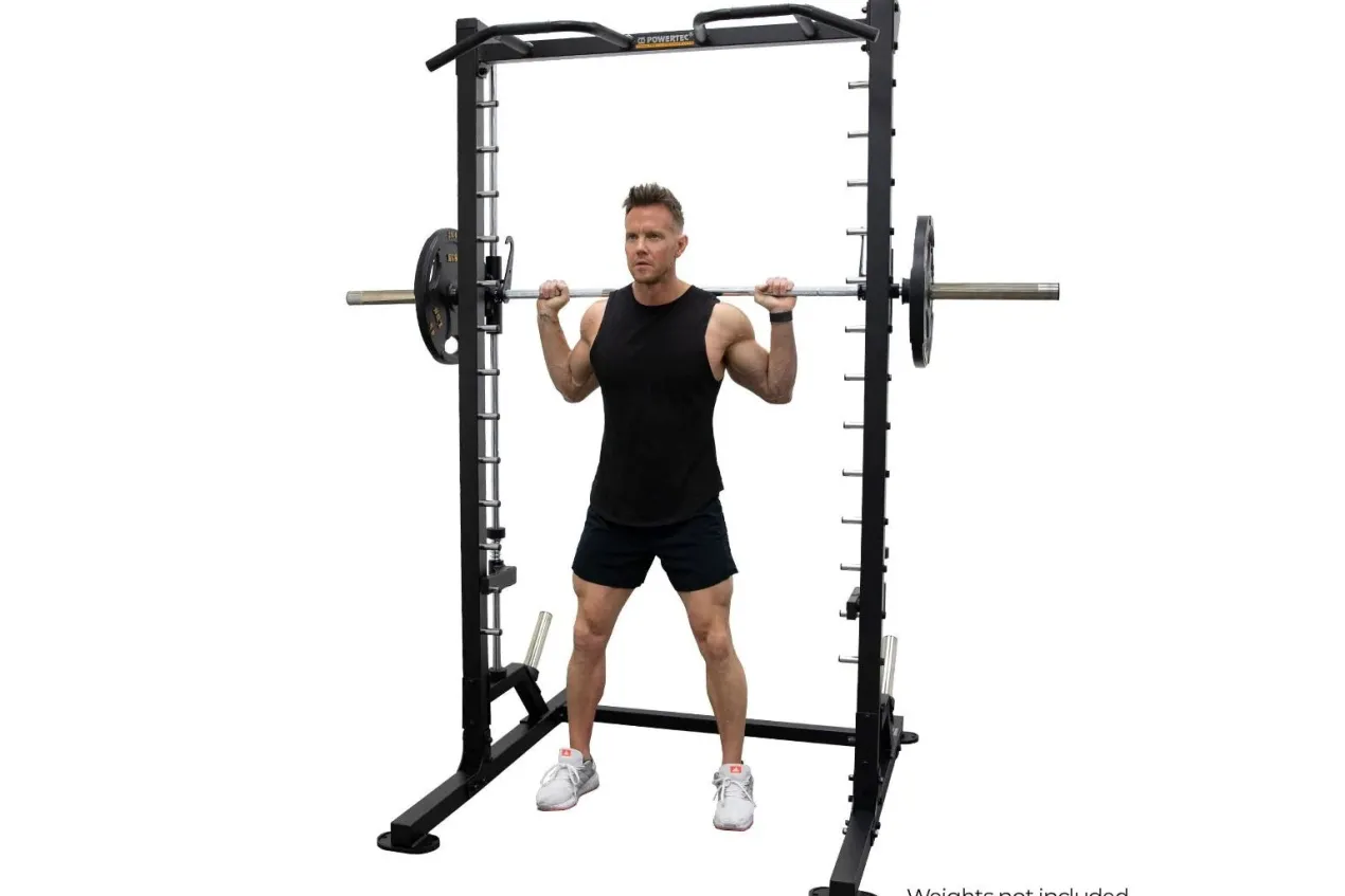 Powertec NEW! Linear Bearing Smith Machine System (??NEW) (🧨JULY 4th SALE - Extra 10%)