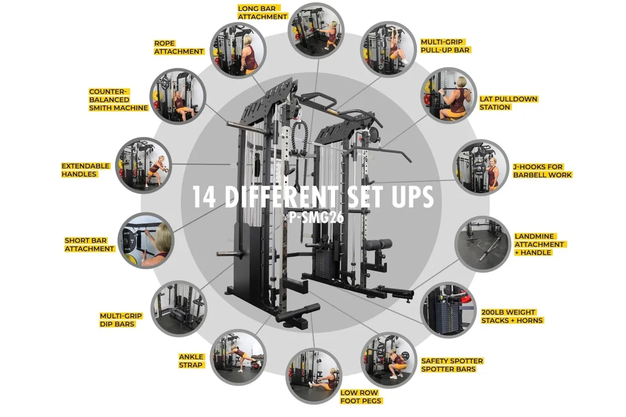 Powertec NEW! Smith Multi Gym (🪂NEW) (🧨JULY 4th SALE - Extra 10%)