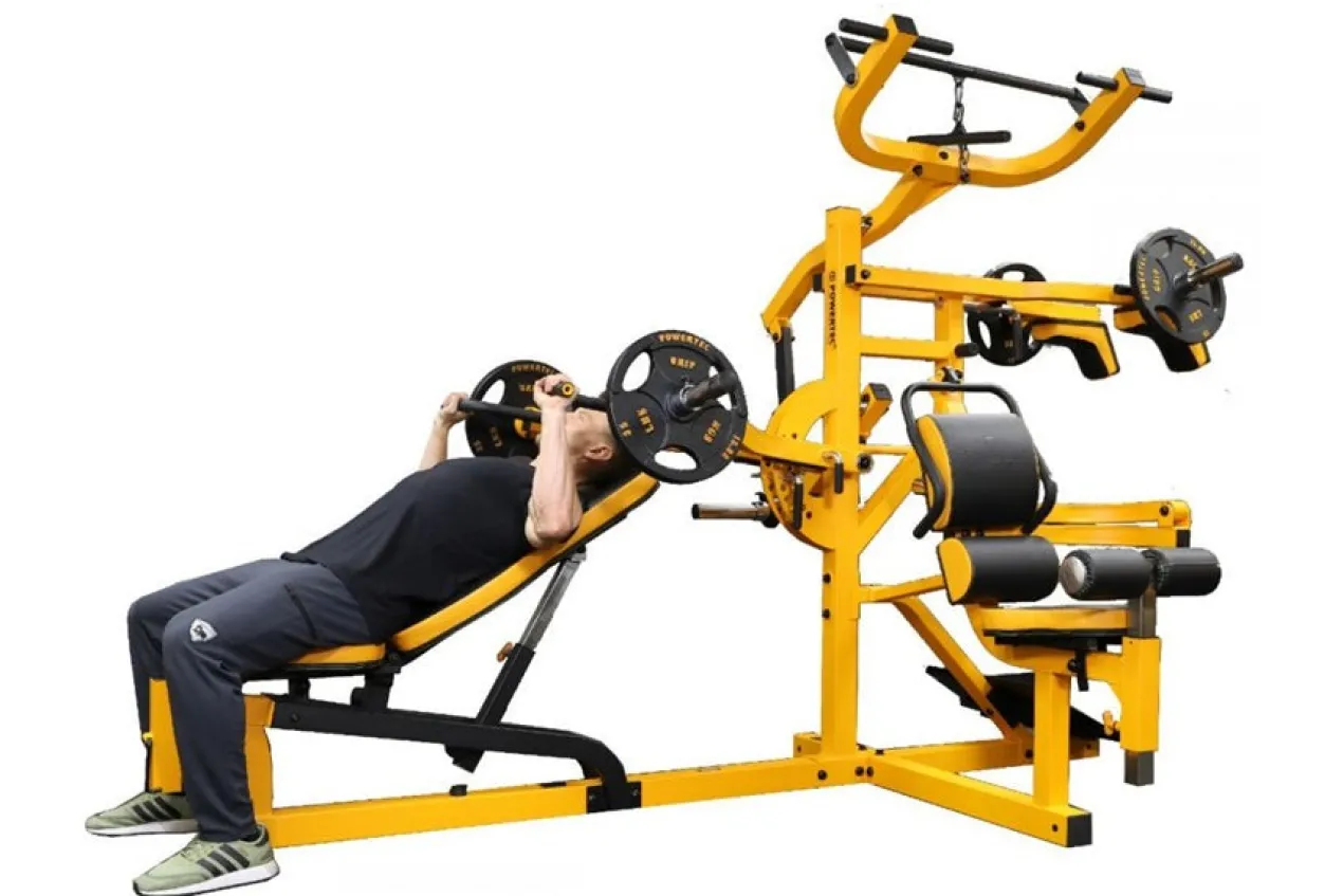 Powertec Workbench Multisystem Home Gym (Yellow) (🧨JULY 4th SALE - Extra 10%)