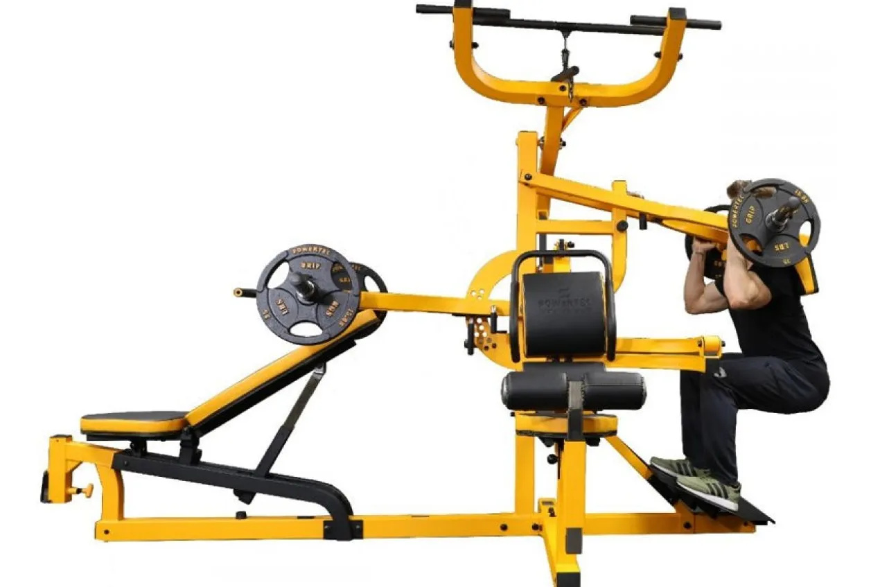 Powertec Workbench Multisystem Home Gym (Yellow) (🧨JULY 4th SALE - Extra 10%)