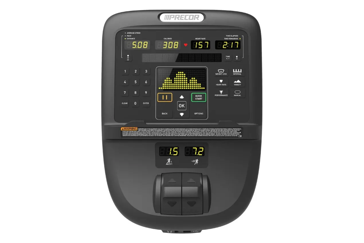 Precor UBK 800 Line Upright Exercise Bike