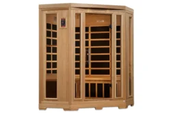 Pro 6 "Rebecca" 3 Person Corner Near Zero EMF Far Infrared Sauna