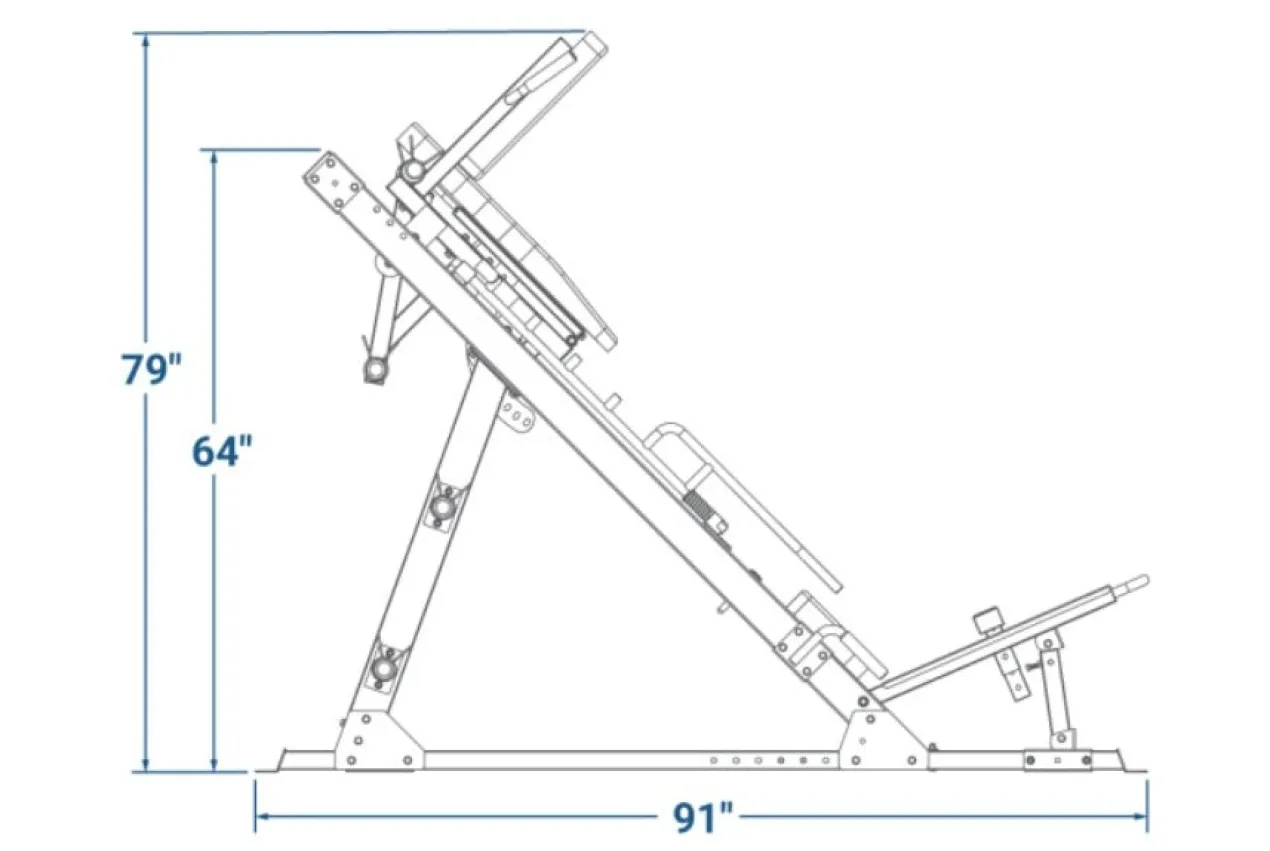 TuffStuff Leg Press / Hack Squat