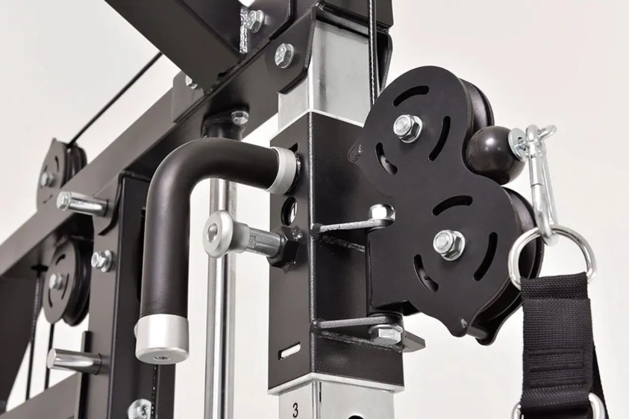Warrior 801 All-in-One Functional Trainer Cable Crossover Home Gym w/ Smith Machine (🧨JULY 4th SALE)