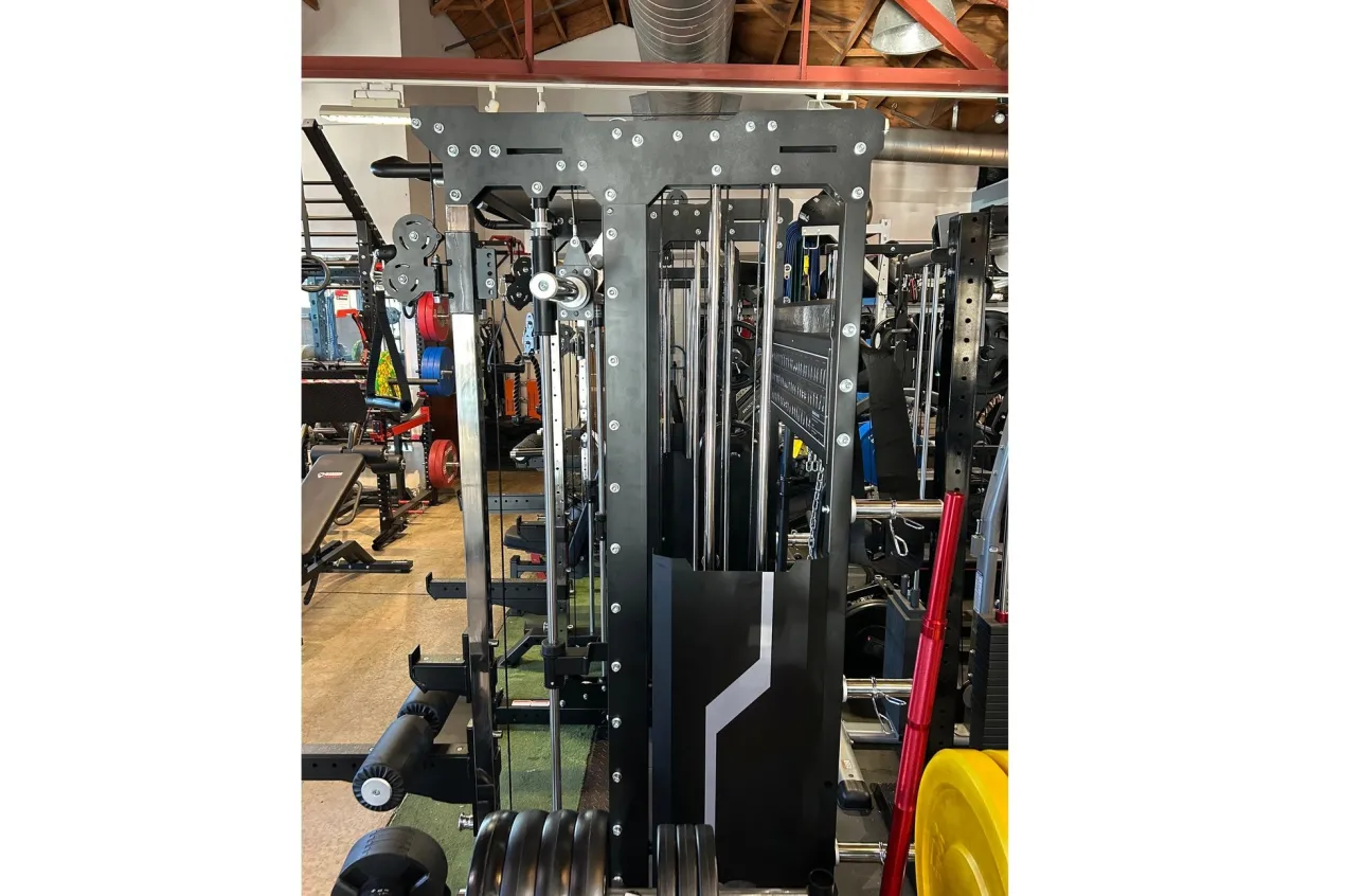 Warrior 901 All-in-One Power Rack Cable Pulley Home Gym w/ Counter-Balanced Smith Machine