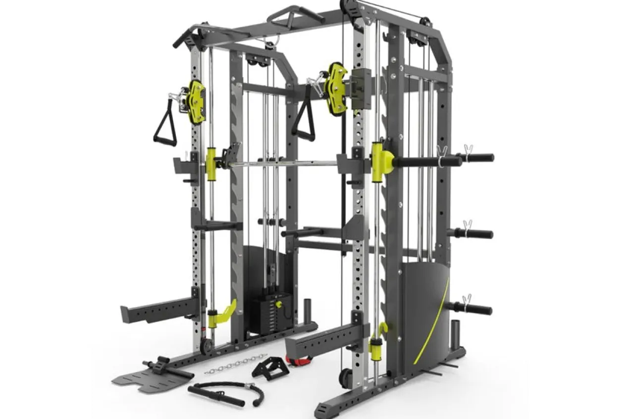 Warrior 701 All-in-One Power Rack Functional Trainer Cable Crossover Home Gym w/ Smith Cage (🧨JULY 4th SALE)