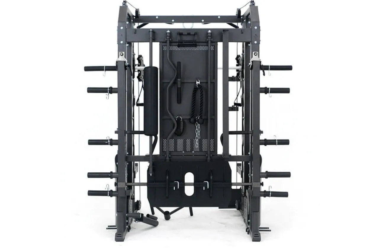 Warrior 701 All-in-One Power Rack Functional Trainer Cable Crossover Home Gym w/ Smith Cage (🧨JULY 4th SALE)