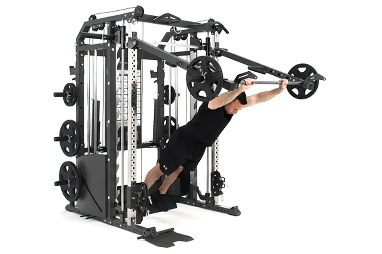 Warrior 701 All-in-One Power Rack Functional Trainer Cable Crossover Home Gym w/ Smith Cage (🧨JULY 4th SALE)