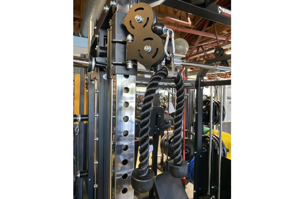 Warrior 701 All-in-One Power Rack Functional Trainer Cable Crossover Home Gym w/ Smith Cage (🧨JULY 4th SALE)
