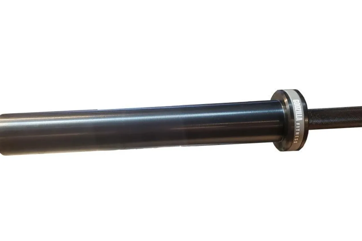 Warrior 8-Bearing Cerakote Olympic Barbell (All Black)