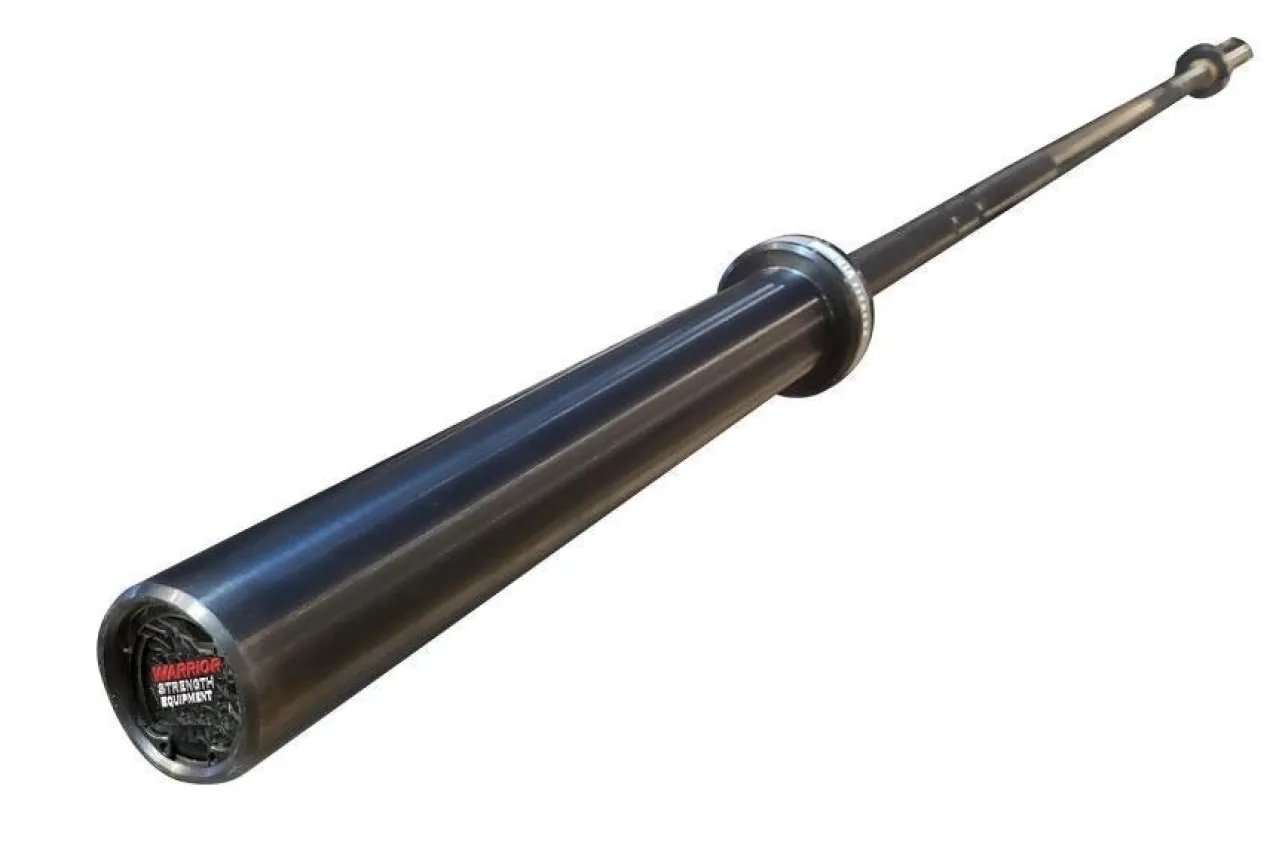 Warrior 8-Bearing Cerakote Olympic Barbell (All Black)