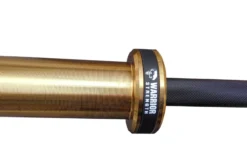 Warrior Black Cerakote & Gold Titanium Barbell