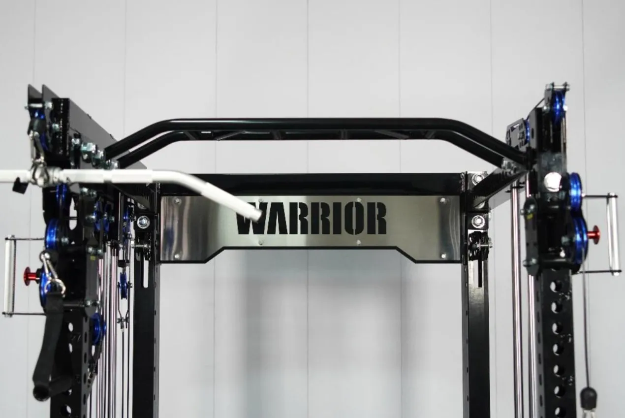 Warrior 3.5 Cable Crossover Pulley Power Rack Gym System w/ Lat Pulldown (Optional Counterbalance Smith) (🧨JULY 4th SALE)