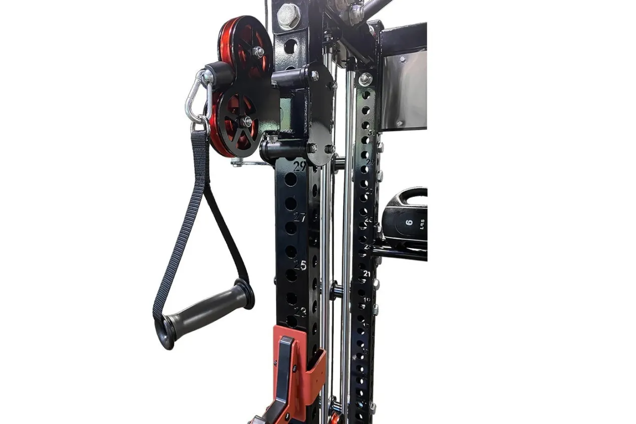 Warrior 3.5 Cable Crossover Pulley Power Rack Gym System w/ Lat Pulldown (Optional Counterbalance Smith) (🧨JULY 4th SALE)