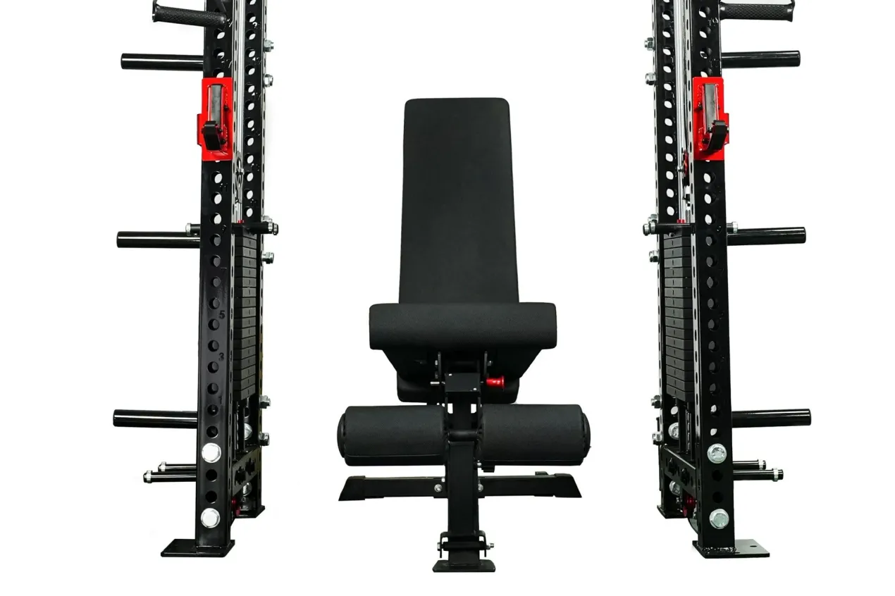 Warrior 3.5 Cable Crossover Pulley Power Rack Gym System w/ Lat Pulldown (Optional Counterbalance Smith) (🧨JULY 4th SALE)