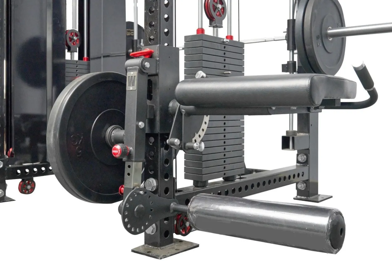 Warrior 3.5 Cable Crossover Pulley Power Rack Gym System w/ Lat Pulldown (Optional Counterbalance Smith) (🧨JULY 4th SALE)