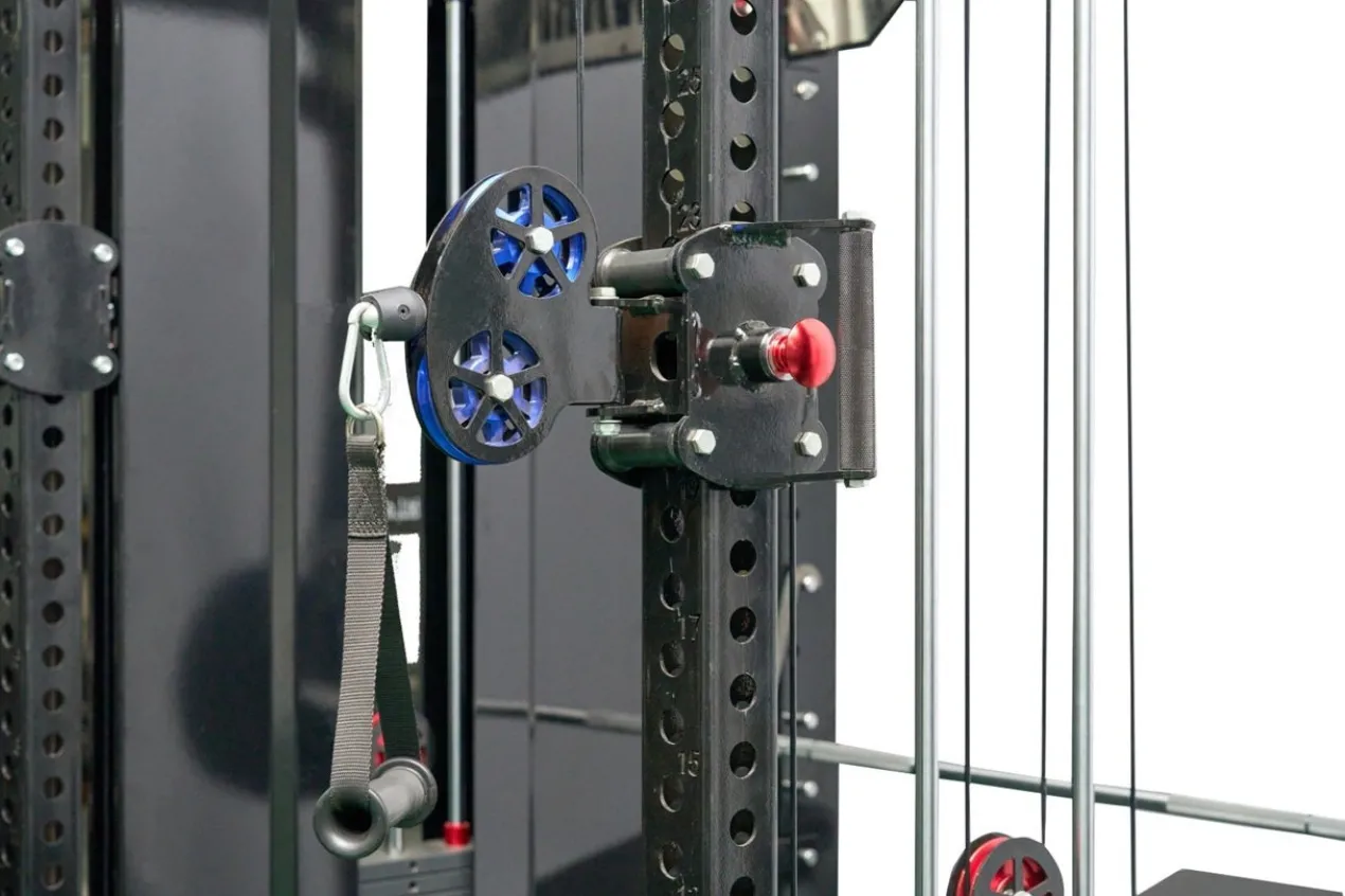 Warrior 3.5 Cable Crossover Pulley Power Rack Gym System w/ Lat Pulldown (Optional Counterbalance Smith) (🧨JULY 4th SALE)