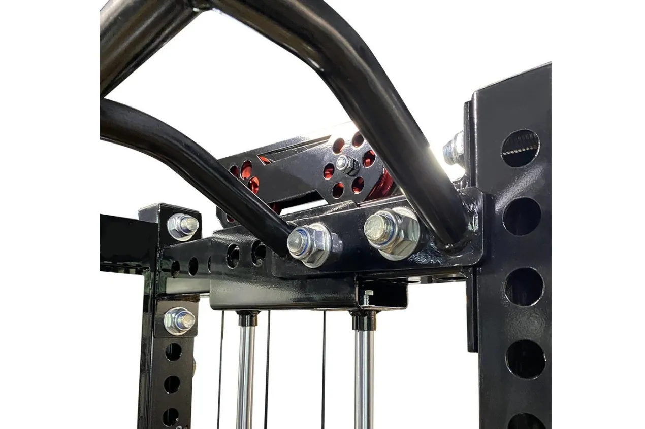 Warrior 3.5 Cable Crossover Pulley Power Rack Gym System w/ Lat Pulldown (Optional Counterbalance Smith) (🧨JULY 4th SALE)