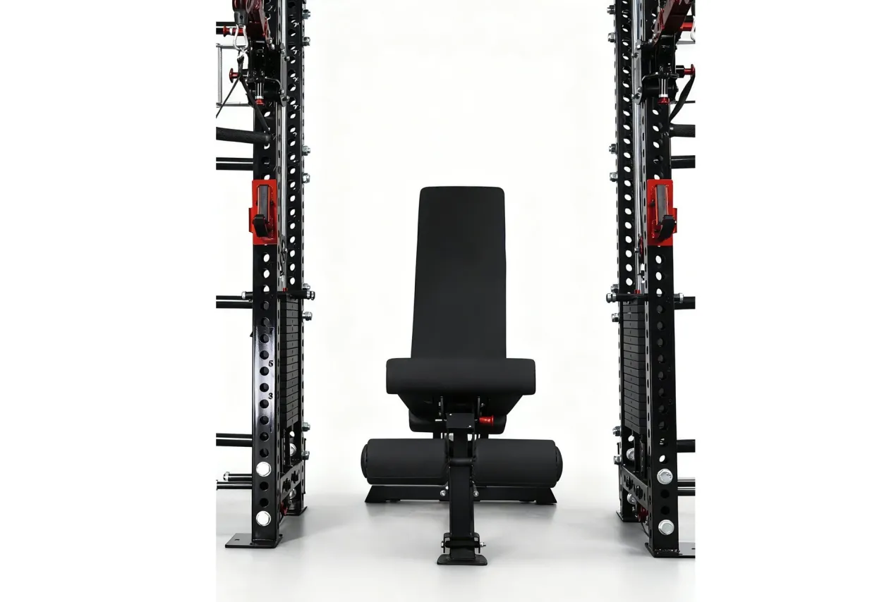 Warrior 3.5 Cable Crossover Pulley Power Rack Gym System w/ Lat Pulldown (Optional Counterbalance Smith) (🧨JULY 4th SALE)