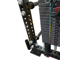 Warrior 3.5 Cable Crossover Pulley Power Rack Gym System w/ Lat Pulldown (Optional Counterbalance Smith) (🧨JULY 4th SALE)